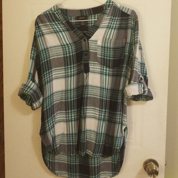 Womens Pullover Flannel Shirt 